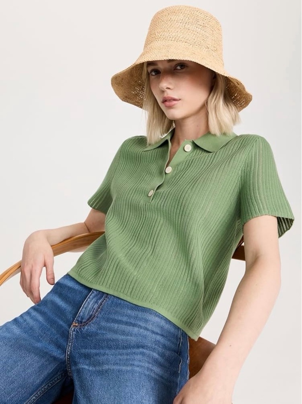 Hat Attack Natural Straw Bucket Hat
